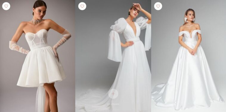Выбор необычного свадебного платья