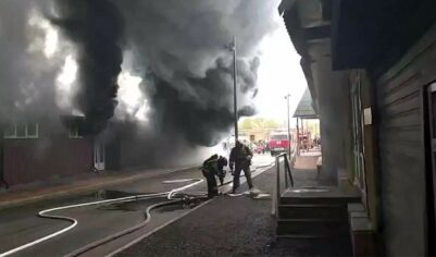 Открытое горение на рынке в Ногинске ликвидировали