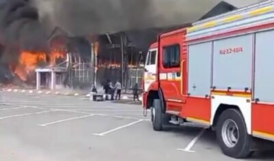 В Каспийске произошел крупный пожар. Подробности