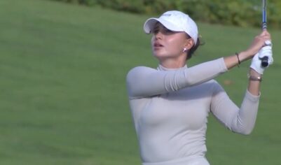 Российская гольфистка стала сенсацией на международном турнире LPGA