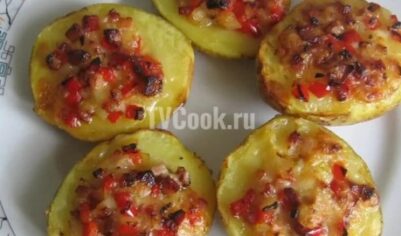 Фаршированный картофель вкусный рецепт с фото пошагово и видео