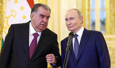 Путин назвал долю рубля в торговле с Таджикистаном