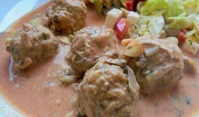Тефтели в томатно-сметанном соусе вкусный рецепт с фото пошагово и видео