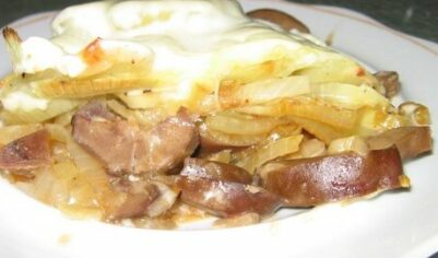 Почки говяжьи, запеченные с луком вкусный рецепт с фото пошагово и видео