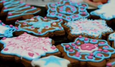 Новогоднее глазированное песочное печенье! вкусный рецепт с фото пошагово и видео