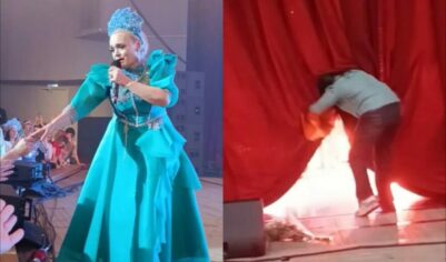 Фанатка напала на Надежду Кадышеву после концерта в Иваново (ВИДЕО)