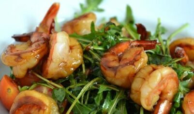 Руккола с креветками вкусный рецепт с фото пошагово и видео
