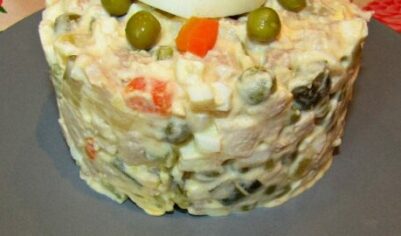 Салат «Оливье» со свининой вкусный рецепт с фото пошагово и видео