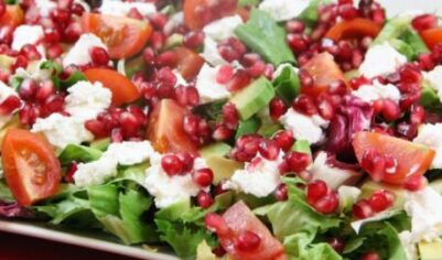 Салат из граната и сыра вкусный рецепт с фото пошагово и видео