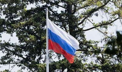 СК отреагировал на сжегшего российский флаг в Берлине мужчину