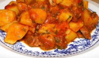 Говядина, тушеная с картофелем вкусный рецепт с фото пошагово и видео