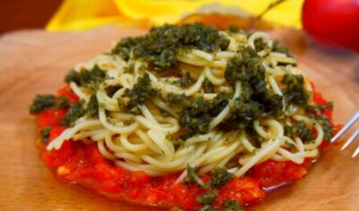 Паста с соусом «Песто» вкусно и быстро! вкусный рецепт с фото пошагово и видео