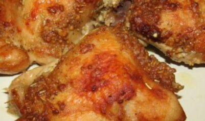 Курица, запеченная в горчичном маринаде вкусный рецепт с фото пошагово и видео