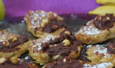 Яблочно-банановые оладьи вкусный рецепт с фото пошагово и видео