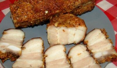 Свиная грудинка в горчичном маринаде в духовке вкусный рецепт с фото пошагово и видео