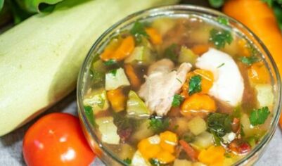 Летний суп из кабачков с курицей без картошки вкусный рецепт с фото пошагово и видео