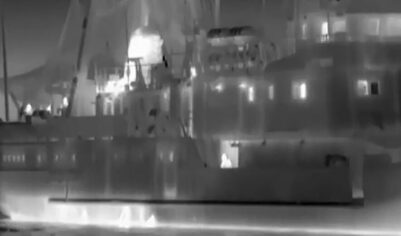 Уничтожение корабля ВСУ «Симферополь» российским БЭКом сняли на видео (ВИДЕО)
