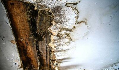 В российском городе на пенсионера обрушился кусок потолка