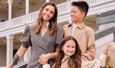 Агата Муцениеце собирает грибы и проводит время с детьми (видео)