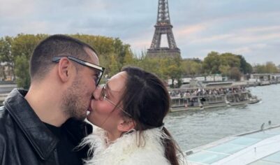 Ольга Серябкина в Париже отметила деревянную свадьбу (видео)