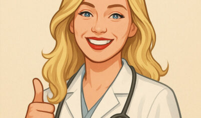 Открытка и поздравления на День врача