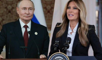 «Мир наступит скоро». Мелания Трамп получила письмо от Путина