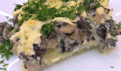 Картошка с грибами сморчки в духовке. вкусный рецепт с фото пошагово и видео