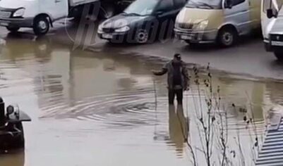 На российский город обрушился двухдневный потоп