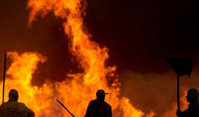 В Киеве произошли пожары