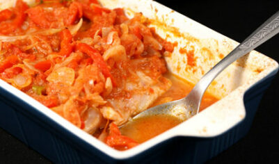 Рыба запеченная с овощами вкусный рецепт с фото пошагово и видео