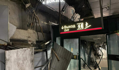 В Петербурге обрушилась крыша Ладожского вокзала. Организована эвакуация