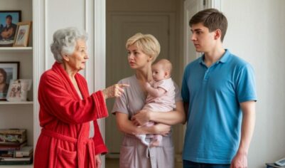 — Вон из моей квартиры! Вы для меня теперь чужие! — объявила свекровь сыну и невестке.