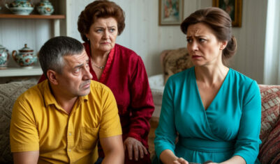 Жена смотрит и видит в его глазах один лишь стыд и страх — а свекровь словно воспряла