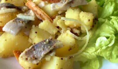 Салат с селедкой и картошкой вкусный рецепт с фото пошагово и видео