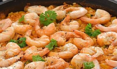 Паэлья с курицей и креветками вкусный рецепт с фото пошагово и видео