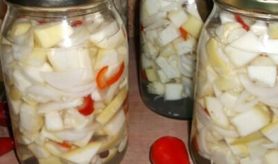 Салат из патиссонов на зиму вкусный рецепт с фото пошагово и видео