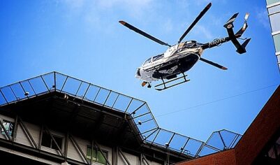 Вертолет с врачами разбился в США