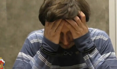 Житель Тульской области расплакался, услышав приговор за диверсию (ВИДЕО)