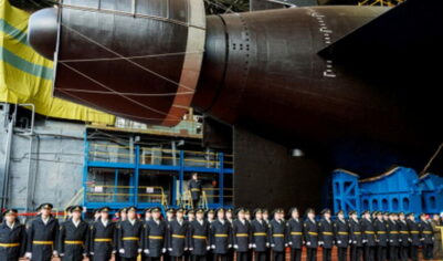 «Оружие Франкенштейна» для «Посейдона»: в Северодвинске спустили на воду АПЛ «Хабаровск» (ВИДЕО)