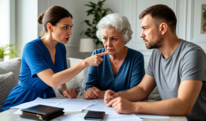 — Хватит. Я вам не семейный банкомат, — заявила жена свекрови и мужу.
