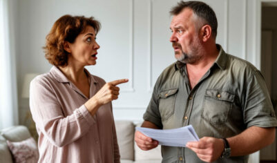 Муж оставил меня с дочкой десять лет назад — и вот явился делить квартиру.