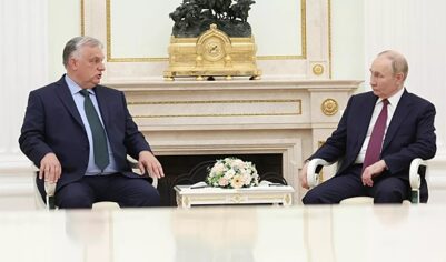 Встреча Путина и Орбана в Кремле завершилась