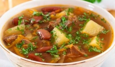 Щи с фасолью вкусный рецепт с фото пошагово и видео