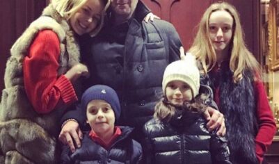 Григорий Лепс забыл про юную невесту, и провел вечер с семьей