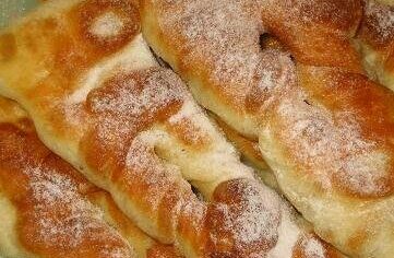 Пышки-вертушки на кефире вкусный рецепт с фото пошагово и видео