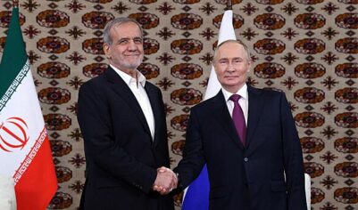 Путин: Товарооборот между Ираном и Россией вырос на 8%