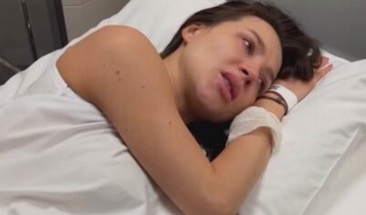 Беременную Лерчек экстренно госпитализировали из-под домашнего ареста (ВИДЕО)