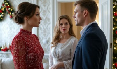 Муж привёл свою бывшую встречать Новый год с нами. Это была его ошибка.