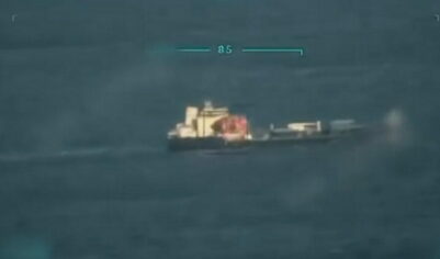 «Абсолютно зеркальная ответка»:  БПЛА «Герань» ударили по судну VIVA в водах Украины (ВИДЕО)