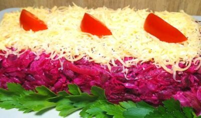 Салат с говядиной свеклой и квашеной капустой вкусный рецепт с фото пошагово и видео